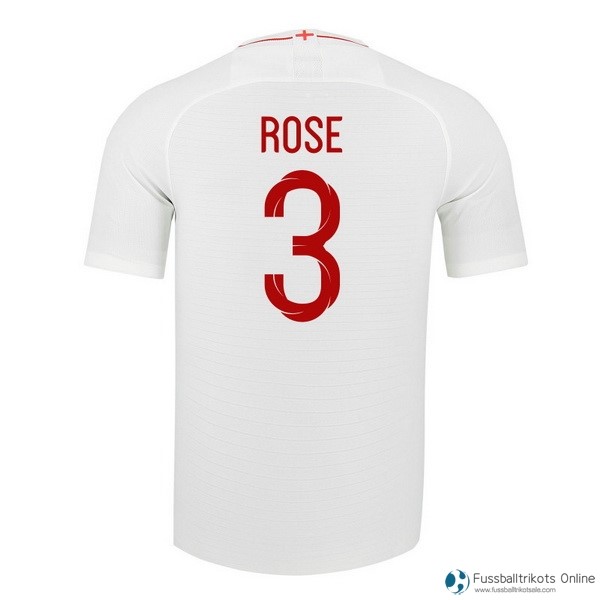 England Trikot Heim Rose 2018 Weiß Fussballtrikots Günstig